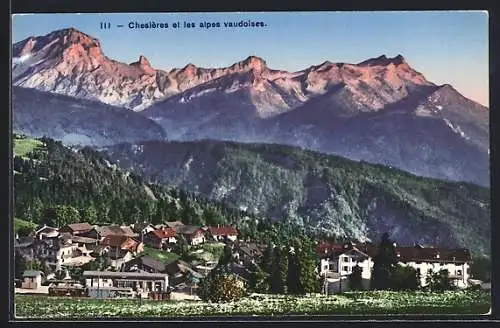 AK Chesières, Chesières et les alpes vaudoises