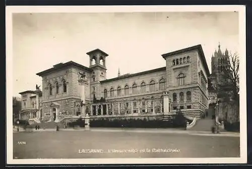 AK Lausanne, L`Université et la Cathédrale