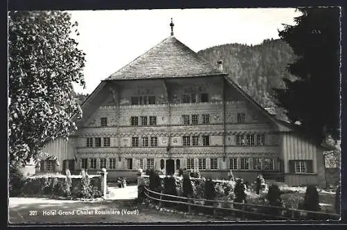 AK Rossinière /Vaud, Hotel Grand Chalet Rossinière