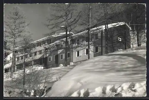 AK Zermatt, TVN - Ferienheim im Schnee