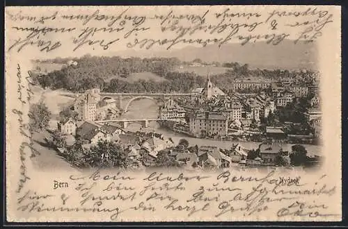AK Bern, Blick auf Nydeck