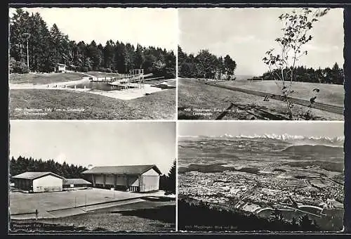 AK Magglingen, Eidg. Turn- & Sportschule, Schwimmbassin, Lärchenplatz, Turn- & Sporthalle, Gesamtansicht