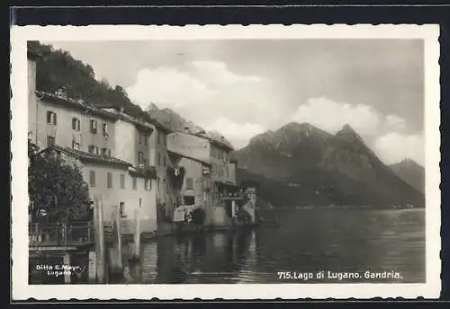 AK Gandria /Lago di Lugano, Restaurant Seehof am Wasser
