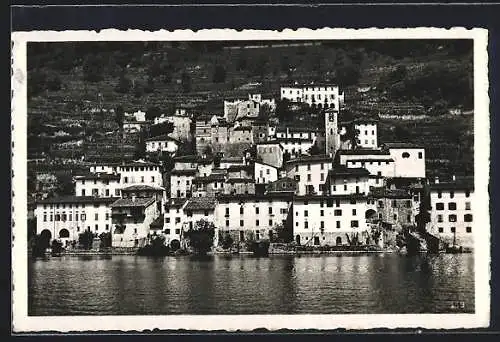 AK Gandria /Lago di Lugano, Ortsansicht am Wasser