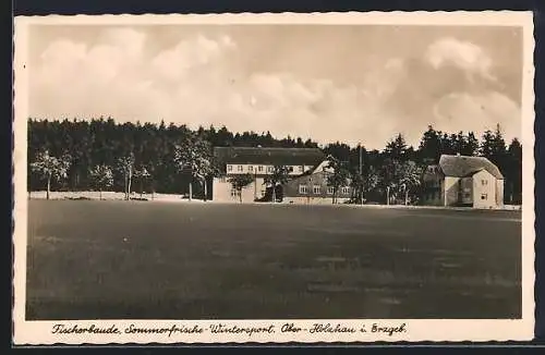 AK Ober-Holzhau i. Erzgeb., Fischerbaude, Wintersportzentrum