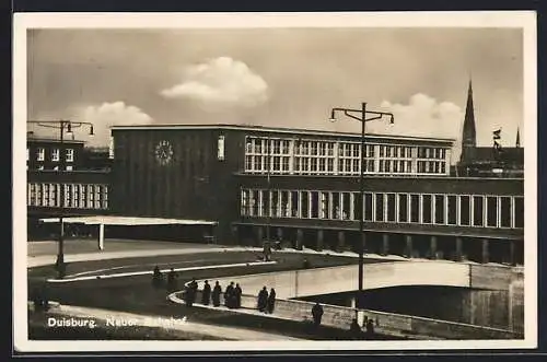 AK Duisburg, Neuer Bahnhof