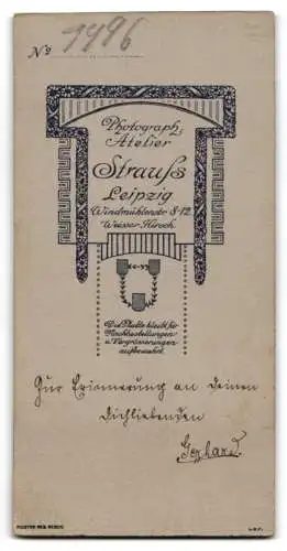 Fotografie Strauss, Leipzig, Windmühlenstrasse 8-12, Gerhard in elegantem Anzug