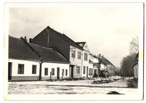 10 Fotografien Ansicht Brünn / Brno, Neubausieldung im Winter, 1958