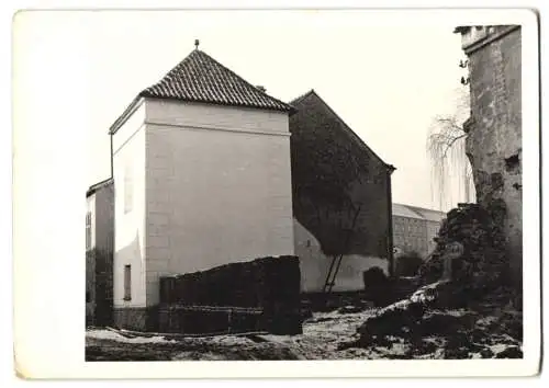 10 Fotografien Ansicht Brünn / Brno, Neubausieldung im Winter, 1958