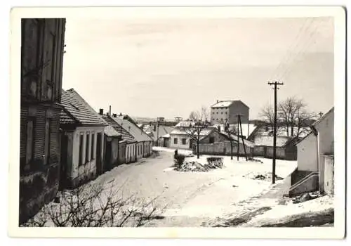 10 Fotografien Ansicht Brünn / Brno, Neubausieldung im Winter, 1958