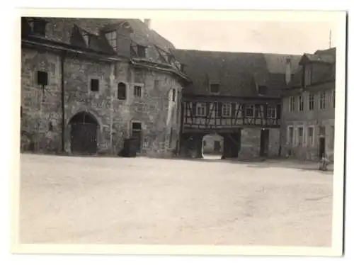 5 Fotografien Ansicht Schwäbisch Gmünd, Heilig Kreuz Münster, Häuser an der Rems