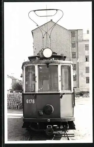 Fotografie unbekannter Fotograf, Ansicht Wien, Strassenbahn Triebwagen Nr. 6178