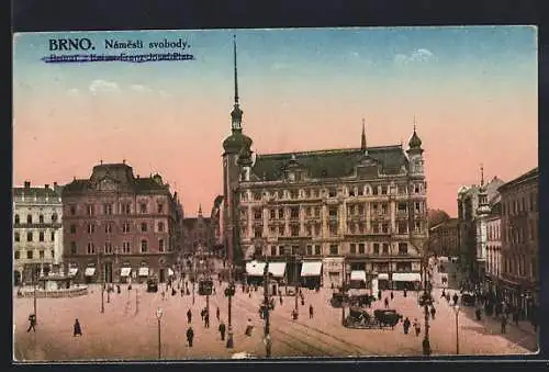 AK Brünn / Brno, Kaiser Franz-Josef-Platz