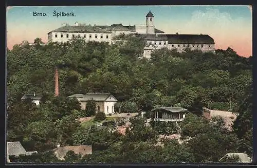 AK Brünn / Brno, Blick zum Spielberg