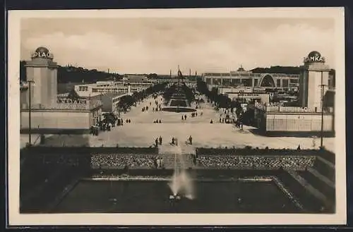 AK Brno, Statni jubilejni vystava soudobe kultury 1928, Gesamtansicht der Ausstellung