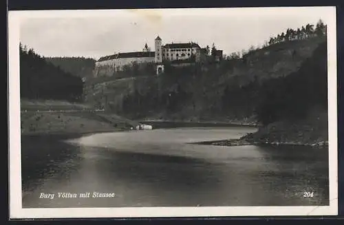 AK Vöttau, Burg Vöttau mit Stausee