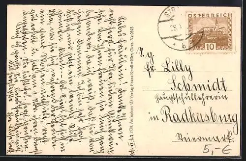 AK Straden, Panorama des Ortes