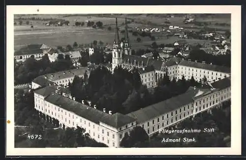 AK Admont, Fliegeraufnahme vom Stift