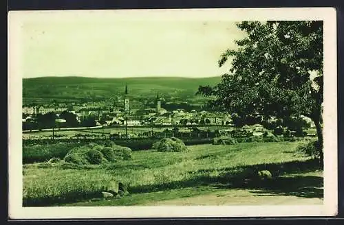 AK Wischau / Vyskov, Panoramaansicht