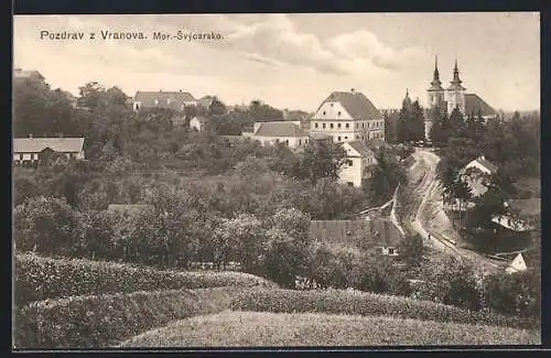 AK Vranov u Brna, Blick auf den Ort