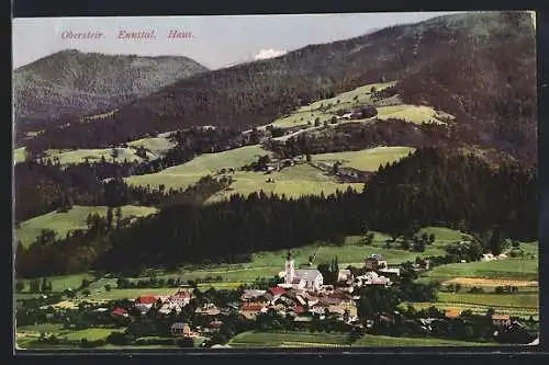 AK Haus / Ennstal, Gesamtansicht des Ortes