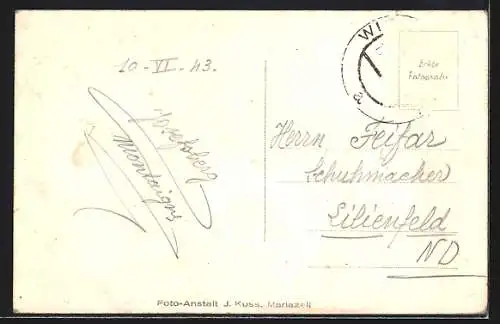 AK Josefsberg, Ortsansicht mit dem Ötscher