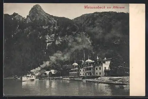 AK Steinbach am Attersee, Hotel Weissenbach