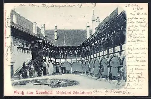 AK Loosdorf, Der Schlosshof Schallaburg