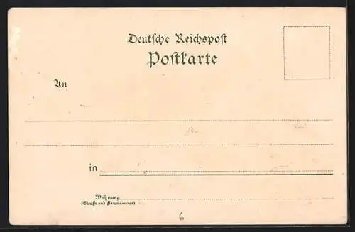 Lithographie Bremen, Einfahrenden Eisenbahn mit Weinflasche- und Gläsern