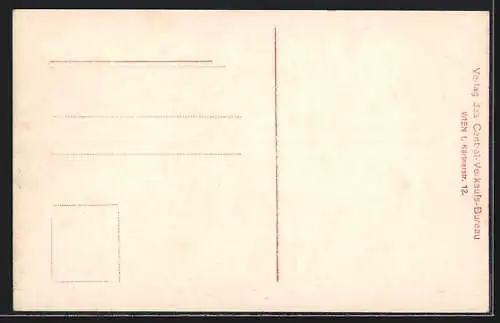 AK Wien, Kaiser-Jubiläums-Huldigungs-Festzug, 12. Juni 1908, Reiterstaffel