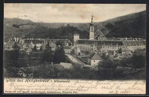 AK Heiligenkreuz i. Wienerwald, Blick auf das Stift