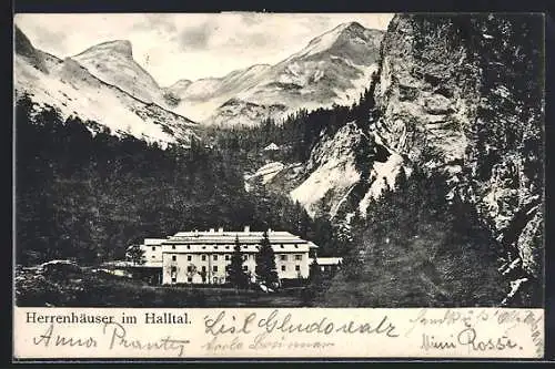 AK Hall in Tirol, Herrenhäuser im Halltal