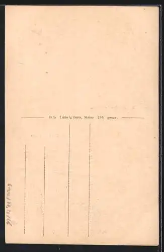 AK Mainz-Gonsenheim, Waldschänke Lenneberg, Lennebergturm