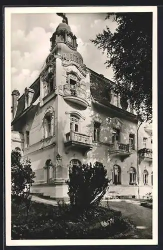 AK Marienbad, Ansicht des Höhenhotels Panorama