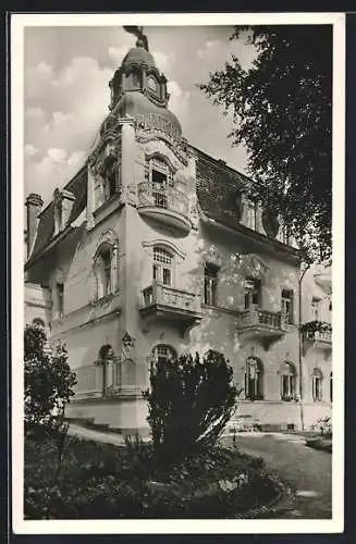 AK Marienbad, Ansicht des Höhenhotels Panorama