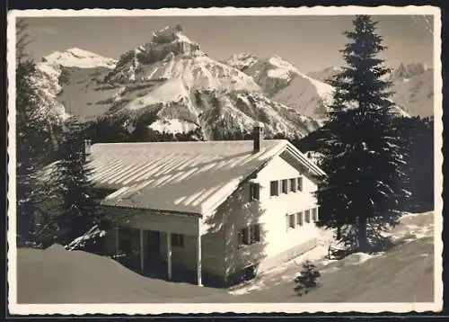 AK Engelberg, Hotel Zschokke-Haus im Winter