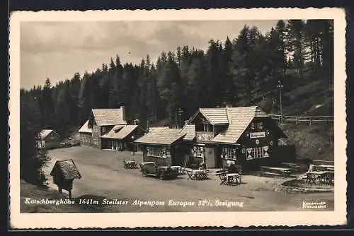 AK Katschberghöhe, Gasthaus am Alpenpass