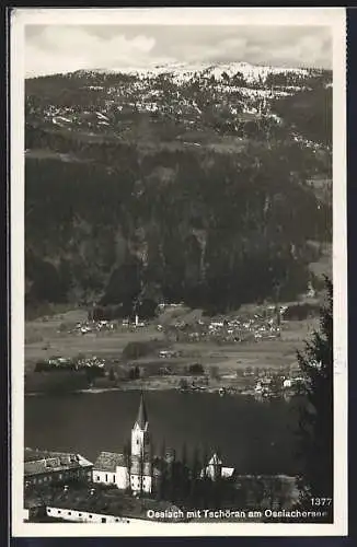 AK Ossiach, Panorama mit Ossiachersee