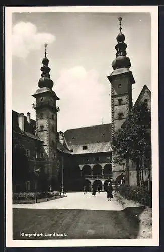 AK Klagenfurt, Platz vor dem Landhaus