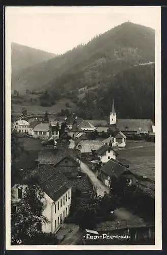 AK Reichenau /Kärnten, Ebene Reichenau aus der Vogelschau