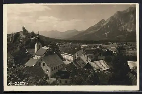 AK Arnoldstein, Teilansicht mit Kirche