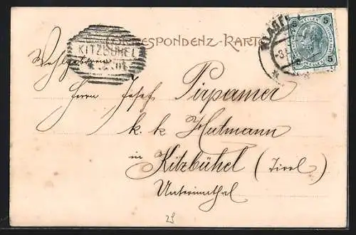 AK Klagenfurt, St. Veiler Vorstadt mit Häuser v. Julius Ivanetic und C. Reichel