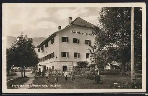 AK Seeboden am Millstättersee, Kinderheim Paulihof