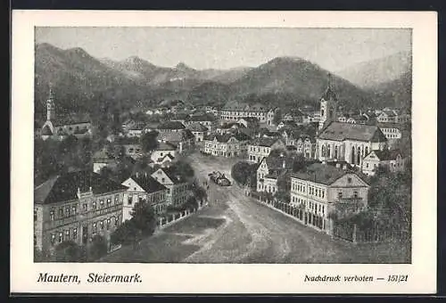 AK Mautern /Steiermark, Totalansicht