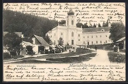 AK Gutenstein, Wallfahrtskirche Mariahilferberg