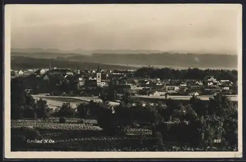 AK Gmünd /N.-Oe., Ortsansicht aus der Vogelschau