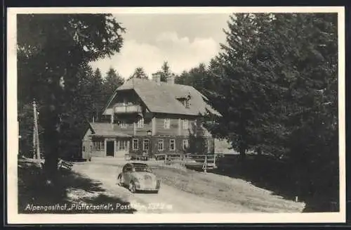 AK Steinhaus am Semmering, Alpengasthof Plattensattel