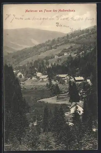 AK Mariensee, Ortspartie mit dem Hochwechsel