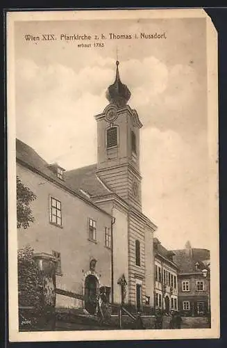 AK Wien-Nussdorf, Pfarrkirche zum heiligen Thomas