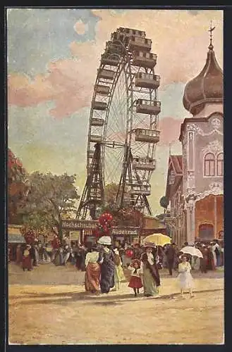 AK Wien, Riesenrad im Prater